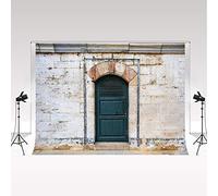 Kate Brick Wall Phtot Backdrop 3x2m Retro Mysterious Building Door Photographic Background Romantic Roman Style Wedding Photo Booth Travel Vacation ins Photo Shooting Props