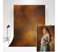 Kate Brown Vintage Abstract Texture Photography Backdrop 3x3m/10x10ft Old Master Professional Photography Props Banner Gradient Background Adult Maternity Portrait Photocall Photo Studio