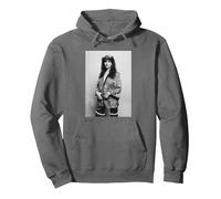 Kate Bush Kimono Studio Photo 1978 Lionheart Pullover Hoodie, Adult Unisex, Asphalt Grey, Medium