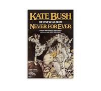 Kate Bush Never Will Music Retro Poster Wall Art Hanging Decor for Modern Family Corridor Posters 12x18inch(30x45cm)