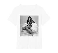 Kate Bush Singer 1978 Photo Shoot Lionheart T-Shirt, Women's Plus, White, 1X