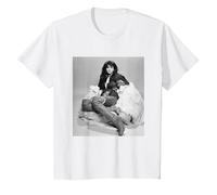 Kate Bush Singer 1978 Photo Shoot Lionheart T-Shirt, Youth, White, Medium