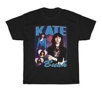 Kate-Bush Unisex T-Shirt Funny Birthday Black Cotton Tee Vintage Gift Men Women L