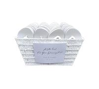 Kate Chesters Art Mixed Sizes Flip Flops with Sign - Basket Included - Bulk Wedding Guest Party Shoes - Dancing Feet Sign