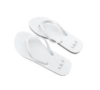 Kate Chesters Art Personalised Flip Flops with Basket Included - Mixed Sizes - 20 Pairs