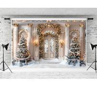 Kate Christmas Backdrop for Photography 7x5ft/2.2x1.5m Vintage Palace Background Holiday Xmas Tree Baubles Family Party Kids Photo Booth Props
