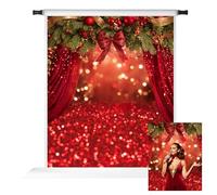 Kate Christmas Red Bokeh Backdrop for Photography Glitter Background Photo Studio Props 8x10ft
