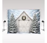 Kate Christmas Snow Scene Studio Backdrop Photography 2.2x1.5m/7x5ft Fairytale Ice World Decoration Props Family Portrait Backdrop Xmas Video Shooting Background Snow White Photo Shooting