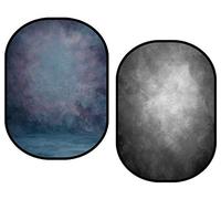 Kate Collapsible Backdrop Pop Up Photo Backdrops Grey Portable Background for Portrait Photography, for Video, for Live Stream, 5x6.5ft