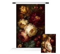 Kate Fine Art Floral Backdrop for Photography Painted Flowers Texture Headshot Background Photo Fabric Props 6.5x10ft