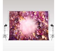 Kate Fine Art Floral Photography Backdrop 3x2.5m/10x8ft Purple Flowers Backdrops Maternity Portrait Baby Shower Background Photo Studio
