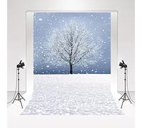 Kate Frozen Forest Background Photography 1.5x2.2m/5x7ft Skin Friendly Portrait Backdrop Baby Photo Shooting Decoration Props Winter Snow Photo Studio Backdrop