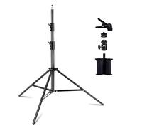 Kate Heavy Duty Light Stand for Photography, 8.5ft High Stable Photo Video Tripod Stand with Clamp, Sandbag, Carry Bag & Screw Adapters - Max 15kg Load for Studio Strobe, Softbox, LED Video Light