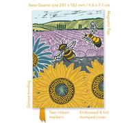 Kate Heiss: Sunflower Fields (Foiled Quarto Journal)