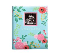 Kate & Milo Floral Pregnancy Journal, Milestone Tracker, Baby Keepsake Book, Gift For Expecting Moms, Sonogram Photo Insert, My Pregnancy Journal