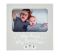 Kate & Milo Me and My Brother Frame, Baby Keepsake Frame, Sibling Picture Frame, Big Brother or Big Sister Gift, Elephants