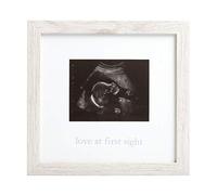 Kate & Milo Rustic Sonogram Love at First Sight Frame, Expecting Parent Gift, Ultrasound Picture Frame