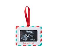 Kate & Milo Sonogram Picture Holiday Ornament, for Parents to Be, Expecting Parents Keepsake