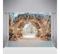 Kate Outdoor Arch Backdrop Christmas Tree 10x6.5ft/3 * 2m Photography Background Winter Snow Photo Studio Backgrounds
