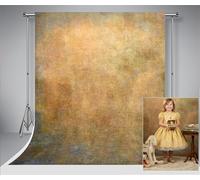 Kate Photo Backdrop 1.5x2.2m Rust Yellow Retro Abstract Portrait Backdrop for Photography Photo Studio Microfiber Cloth Fabric With Rod Pocket(Backdrop Only)