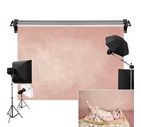Kate Photo Backdrops for Photographers Retro Solid Light Pink Background Photography Props Studio Digital Printed Backdrop 7x5ft(2.2x1.5m)