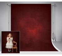 Kate Photography Backdrop 2x2m Red Black Gradient Abstract Dark Backgrounds Collapsible Studio Backdrop VintageVelvet Texture Washable Decorative Tapestry