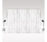 Kate Photography Backdrop 3x3m/10x10ft White Wooden Board Texture Baby Shower Background Child Portrait Wood Floor Background Props Photo Studio