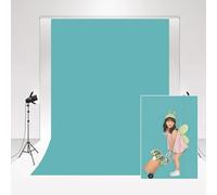 Kate Photography Backdrops for Photographers 2.5X2.5m Blue Backdrop Microfiber No Crease Backdrops for Professional Portrait Photography Studio