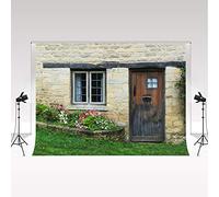 Kate Phtot Backdrop Retro Rural Building 2.2x1.5m/7x5ft Wedding Photography Background Coffee bar indoor decoration Real scene shooting photo booth collapsible background