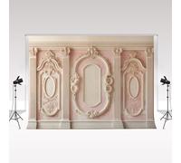 Kate Pink Classic Wall Photography Backdrops 3x2.5m/10x8ft Fine Art Interior Decorative Background Kids Adult Portrait Wedding Bridal Shower Photo Studio
