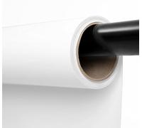 Kate Professional Seamless Paper Backdrop Roll - Studio Photography Background, Arctic White 1.35m x 5m