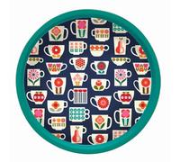 Kate Rhees Teacup Deepwell Tin Tray 300mm (d)