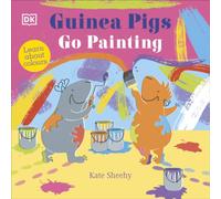 Kate Sheehy Guinea Pigs Go Painting Board book Book in White Kate Sheehy White