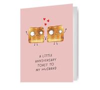 KATE SMITH Happy Anniversary Husband Occasion Card