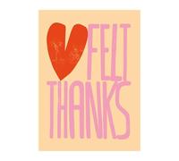 KATE SMITH Thank You Occasion Card Hearfelt thanks card