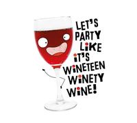 KATE SMITH Wine Birthday Card Lets Party Friend Birthday Card