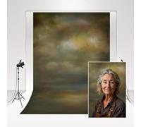 Kate Smoked Yellow Backdrop 1.5 * 2.2m/5 * 7ft Textured Microfiber Portrait Photography Props Colorful Cloud Photo Booth Backdrop for Family Party New Born Photo Studio Backgrounds