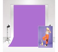 Kate Solid color Backdrop Lavender Purple 1.5x2.2m/5x7ft Collapsible Baby Photo Booth Wedding Photo Shooting Vedio Shooting Props Blogger Summer Ice cream purple photography Background