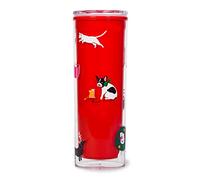 Kate Spade New York 16 Ounce Insulated Travel Mug, Double Wall Thermal Tumbler for Coffee or Tea (Deck the Paws)