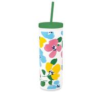 kate spade new york 24 oz Acrylic Tumbler, Painterly Bouquet