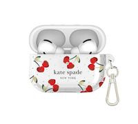 kate spade new york AirPods Pro Protective Case with Keychain Ring - Cherry Dot, Compatible with AirPods Pro 2nd / 1st Generation