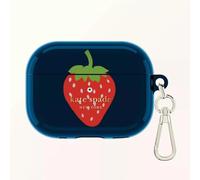 Kate Spade New York AirPods Pro Protective Case with Keychain Ring -Strawberry, Compatible with AirPods Pro 2nd / 1st Generation