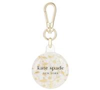 Kate Spade New York AirTag Holder with Gold Ring Clip - Protective Case for Apple AirTag - Sunshine Floral