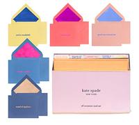 Kate Spade New York All Occasion Card Set, Stationery Set Includes 15 Greeting Cards with Blank Interior and Lined Envelopes, Multi Assorted