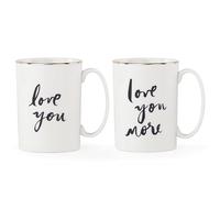 kate spade new york Bridal Party Love You More Mugs, 1.45 LB, White