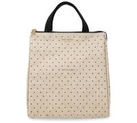 kate spade new york Cute Lunch Bag for Women, Large Capacity Lunch Tote, Adult Lunch Box with Silver Thermal Insulated Interior Lining and Storage Pocket (Out to Lunch)