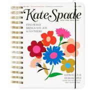 kate spade new york Daily Planner 2025-2026 Large Agenda August 2025-December 2026, Hardcover Weekly and Monthly Spiral Planner with Stickers (Magazine)