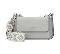 Kate Spade New York Double up Shoulder bag Leather 20 cm gray