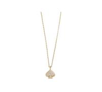 kate spade new york Everyday Spade Pave Mini Pendant, Mini, Brass, Cubic Zirconia