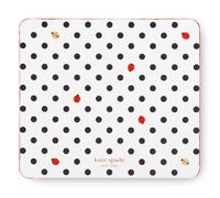 kate spade new york Faux Leather Mouse Pad, 9" x 8" Mouse Pad with Non-Slip Back, Beautiful Mouse Pad for Office Desk, Ladybug